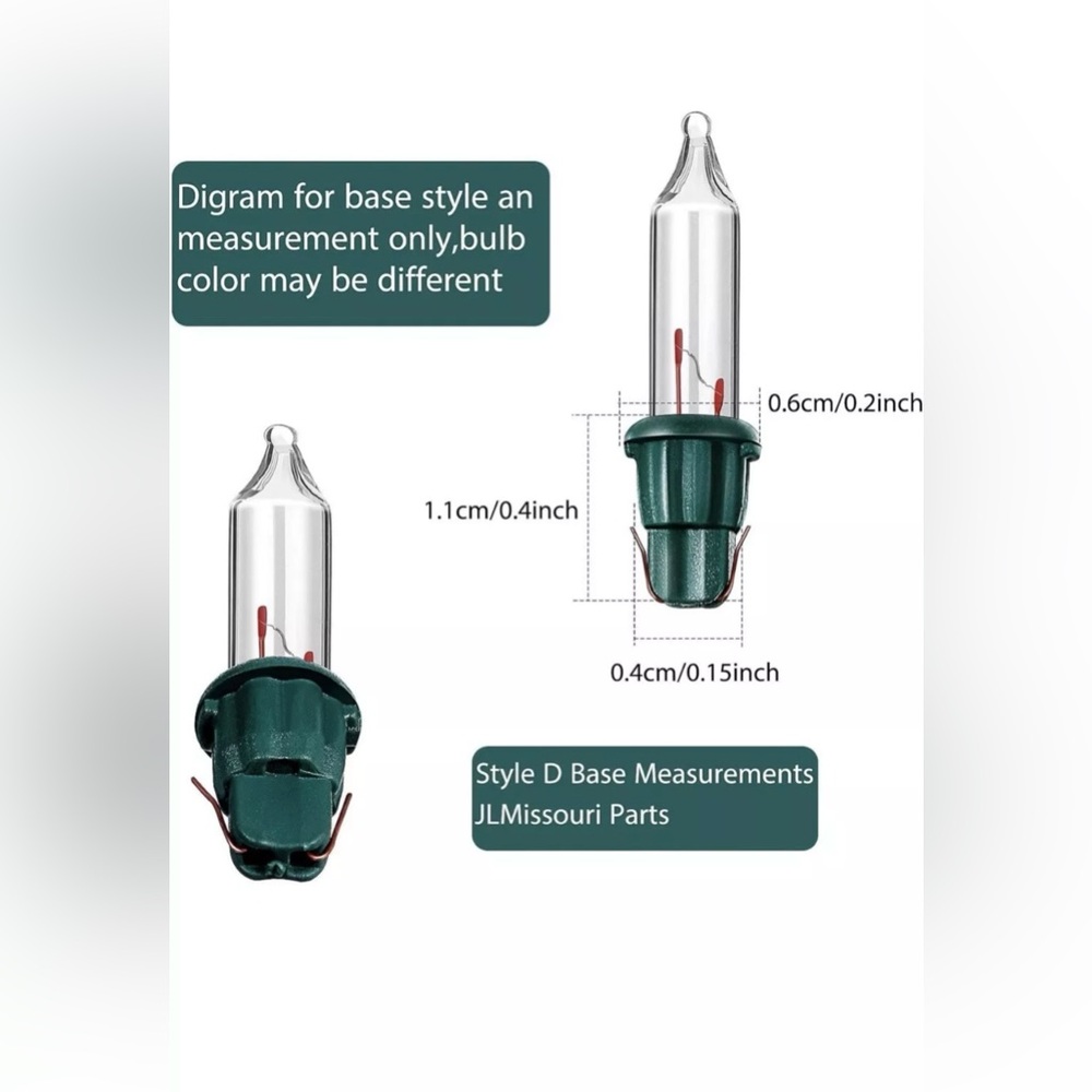 Mudder 60Count 2.5V Christmas 50/100/150/200 Count Mini Incandescent